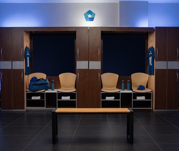 Camerino del Estadio Nacional de Costa Rica
